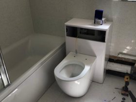 Low level bath Installation