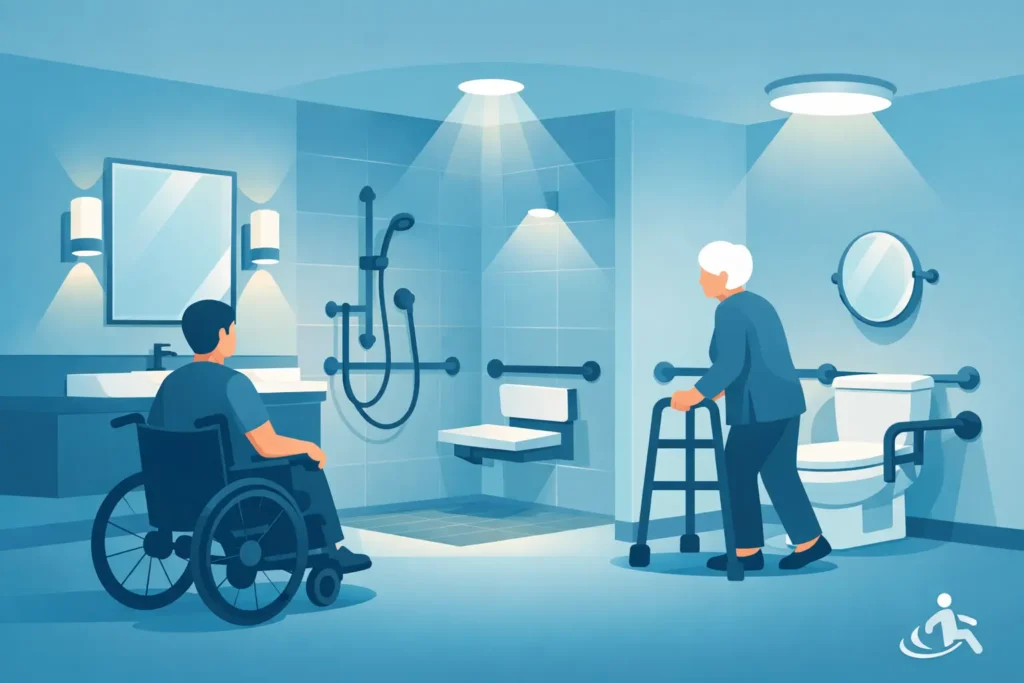 Bathroom Lighting Safety for Accessible Homes