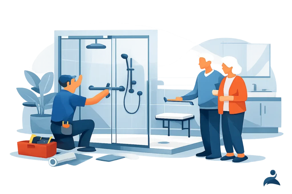 Walk-In Shower Installation for Safer Bathing