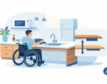 Wheelchair Kitchen Worktop Height for Better Access