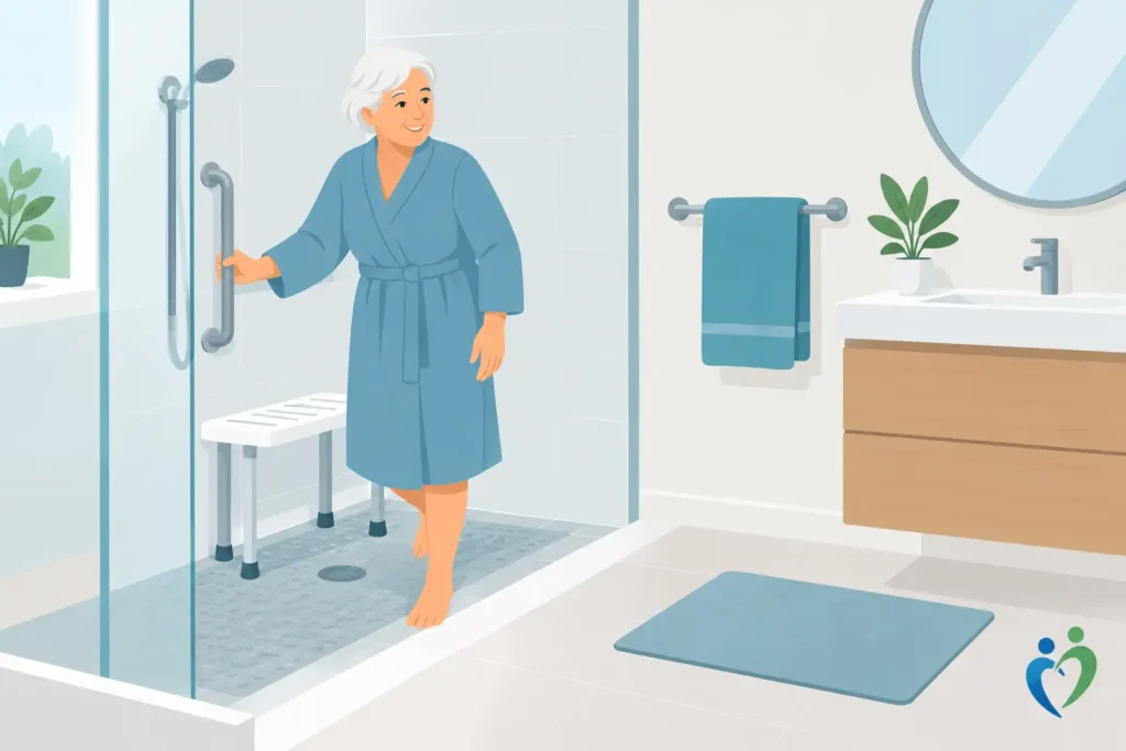 Bathroom Fall Prevention for Safer Bathing