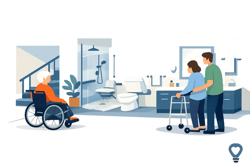 Downstairs Accessible Bathrooms for Safer Living